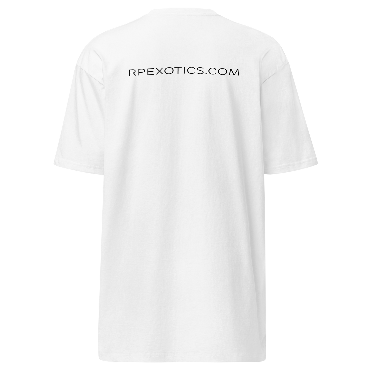 RP Exotics Standard Men's Heavyweight T-Shirt (White)